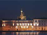 Вид на Дворцовую набережную и Храм Воскресения Христова (Спас на крови)