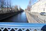 Вид с Синего моста на Обводный канал