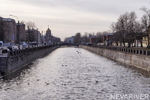 Вид с Ново-Калинкинаа моста в сторону Екатерингофки Вид с Ново-Калинкина моста в сторону Екатерингофки