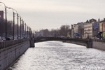 Вид с Краснооктябрьского на Таракановский мост