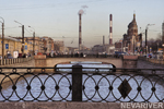 Вид с Краснооктябрьского на Ново-Петергофский мост Вид с Краснооктябрьского на Ново-Петергофский мост