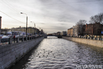 Вид с Ново-Петергофского на Краснооктябрьский мост Вид с Ново-Петергофского на Краснооктябрьский мост