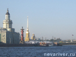 Кунсткамера, Ростральная колонна, Петропавловский собор, Дворцовый мост Кунсткамера, Ростральная колонна, Петропавловский собор, Дворцовый мост