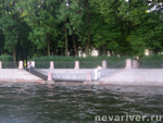 Высокая вода в Фонтанке у Летнего сада Высокая вода в Фонтанке у Летнего сада